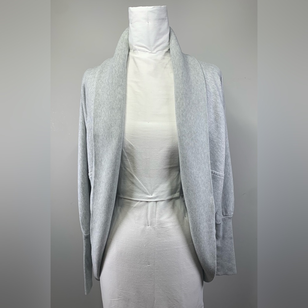 Wilfred Aritzia Grey Cocoon Cardigan Wrap - Size Small